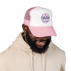 Violet Prints Purple Logo Foam Trucker Hat