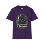 Witch Cat T-Shirt — “It’s Just a Bunch of Hocus Pocus” Cute Halloween Tee