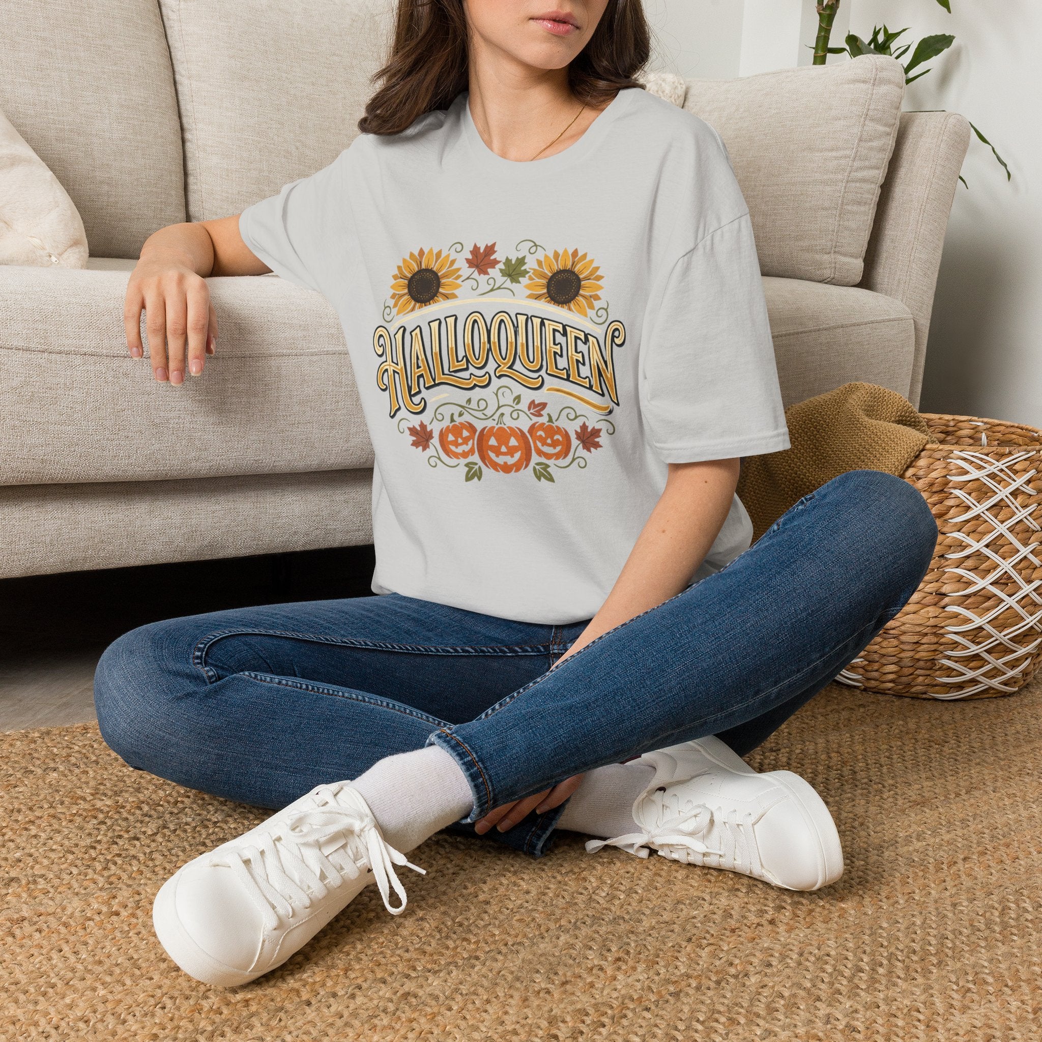 "HalloQueen" Sunflower T-Shirt