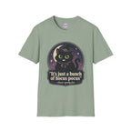 Witch Cat T-Shirt — “It’s Just a Bunch of Hocus Pocus” Cute Halloween Tee