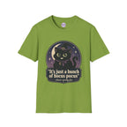 Witch Cat T-Shirt — “It’s Just a Bunch of Hocus Pocus” Cute Halloween Tee