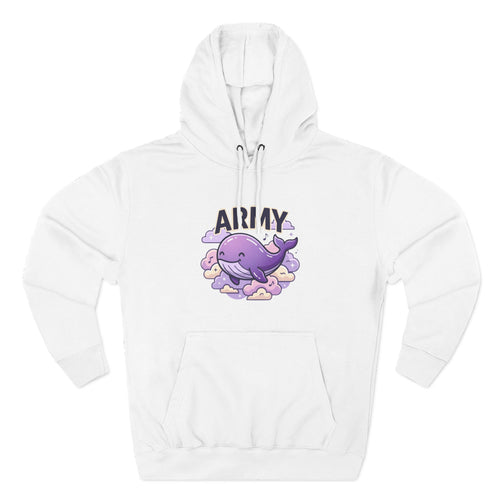 Army Whale Graphic Hoodie