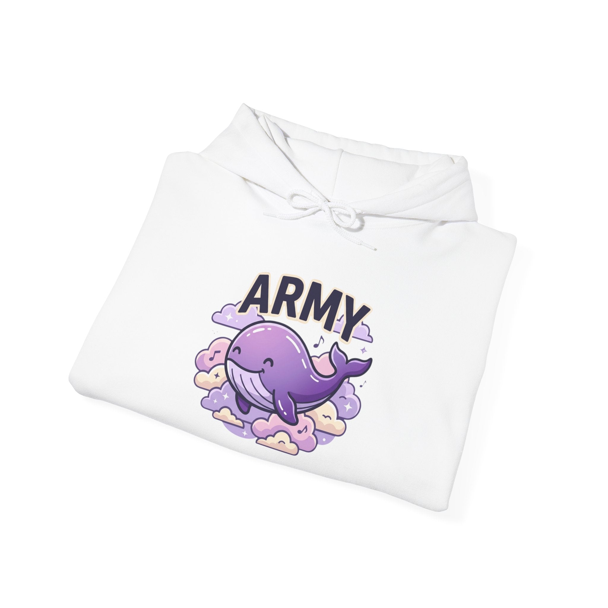 Army Whale Hoodie — Customizable Number Pullover for Fans & Recruits
