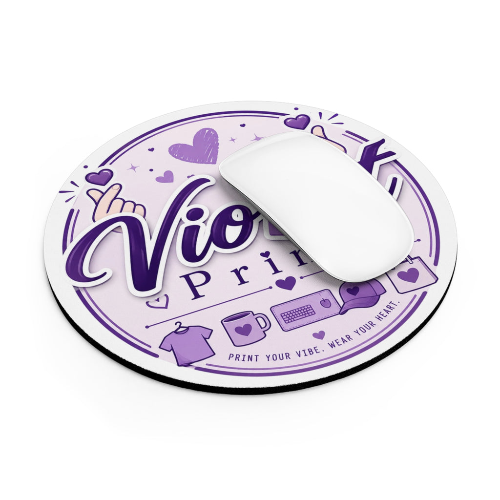 Violet Prints Logo Mouse Pad