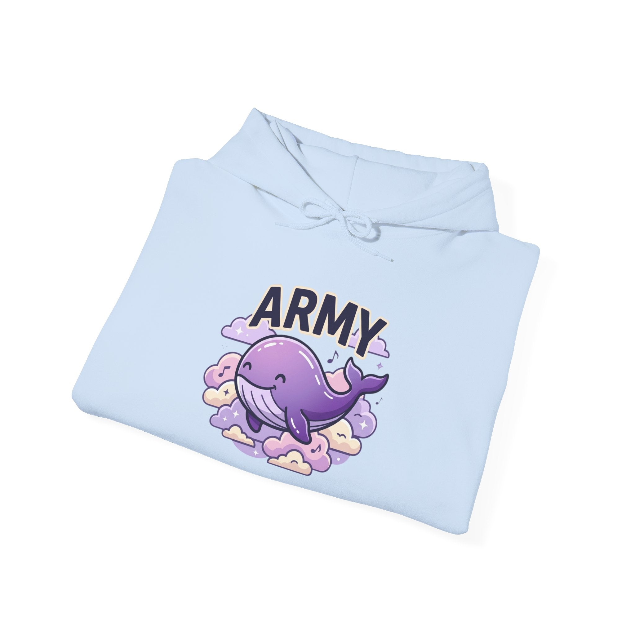 Army Whale Hoodie — Customizable Number Pullover for Fans & Recruits