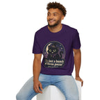 Witch Cat T-Shirt — “It’s Just a Bunch of Hocus Pocus” Cute Halloween Tee