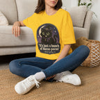 Witch Cat T-Shirt — “It’s Just a Bunch of Hocus Pocus” Cute Halloween Tee