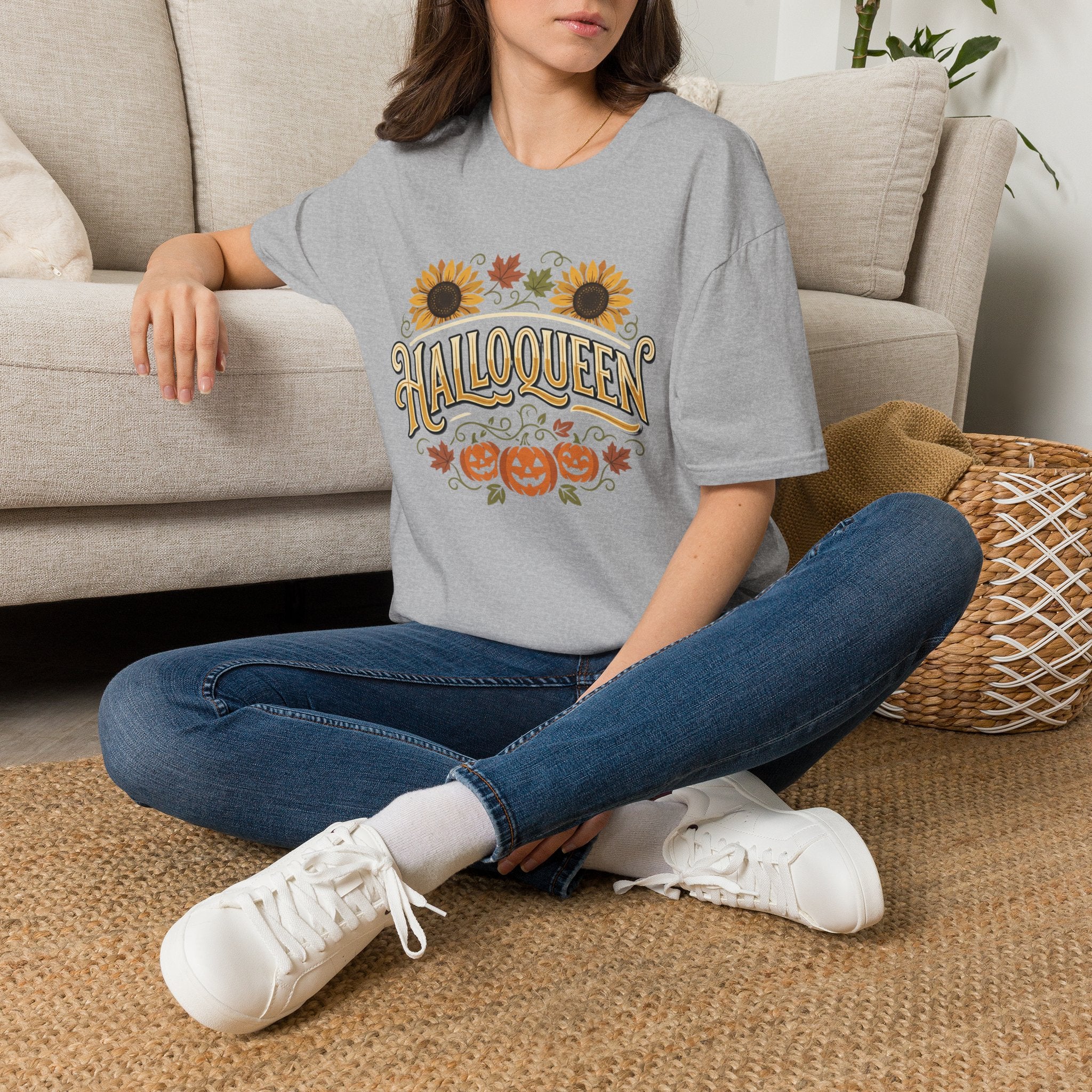 "HalloQueen" Sunflower T-Shirt