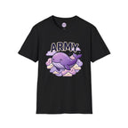 Cute Purple Whale "ARMY" T-Shirt