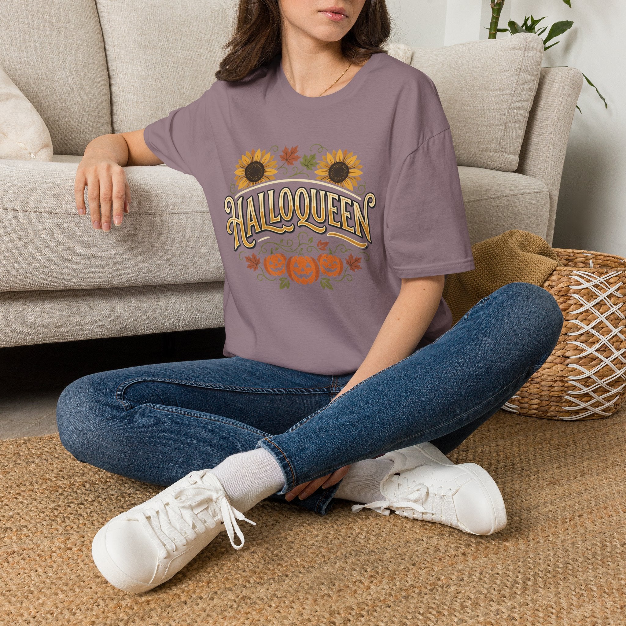 "HalloQueen" Sunflower T-Shirt