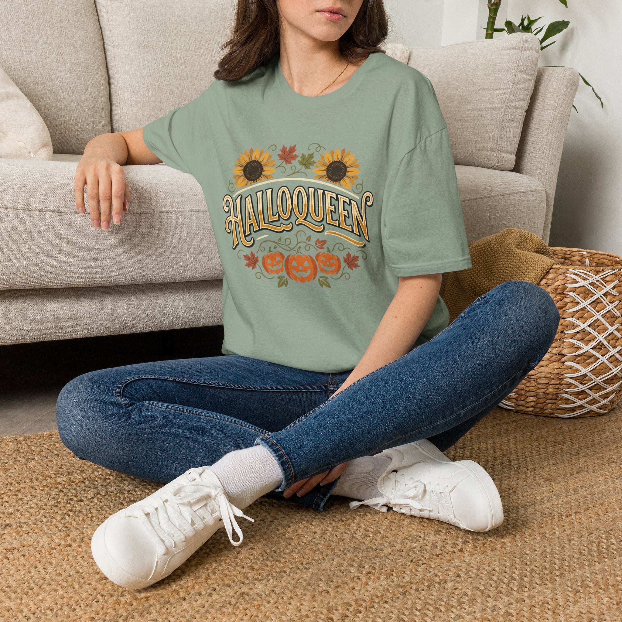 "HalloQueen" Sunflower T-Shirt