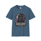 Witch Cat T-Shirt — “It’s Just a Bunch of Hocus Pocus” Cute Halloween Tee
