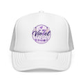 Violet Prints Purple Logo Foam Trucker Hat