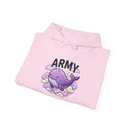 Army Whale Hoodie — Customizable Number Pullover for Fans & Recruits