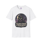 Witch Cat T-Shirt — “It’s Just a Bunch of Hocus Pocus” Cute Halloween Tee