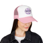 Violet Prints Purple Logo Foam Trucker Hat