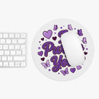 Round "I Purple You" Mouse Pad