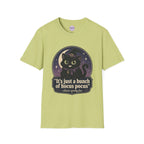 Witch Cat T-Shirt — “It’s Just a Bunch of Hocus Pocus” Cute Halloween Tee