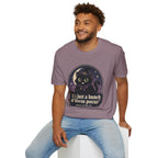 Witch Cat T-Shirt — “It’s Just a Bunch of Hocus Pocus” Cute Halloween Tee
