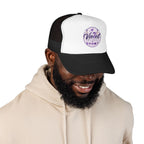 Violet Prints Purple Logo Foam Trucker Hat
