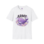 Cute Purple Whale "ARMY" T-Shirt