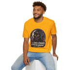 Witch Cat T-Shirt — “It’s Just a Bunch of Hocus Pocus” Cute Halloween Tee