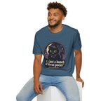 Witch Cat T-Shirt — “It’s Just a Bunch of Hocus Pocus” Cute Halloween Tee