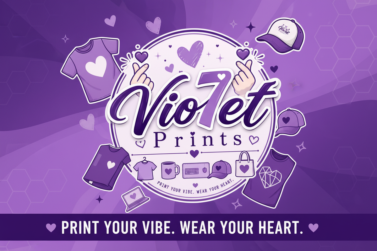 Vio7et Prints Hero - Graphic
